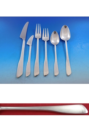 Gazelle by Frigast Sterling Silver Flatware Set Service 72 pc Mid-Century Modern
